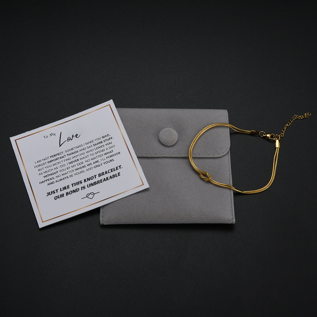 Forever Bond Knot Bracelet Set