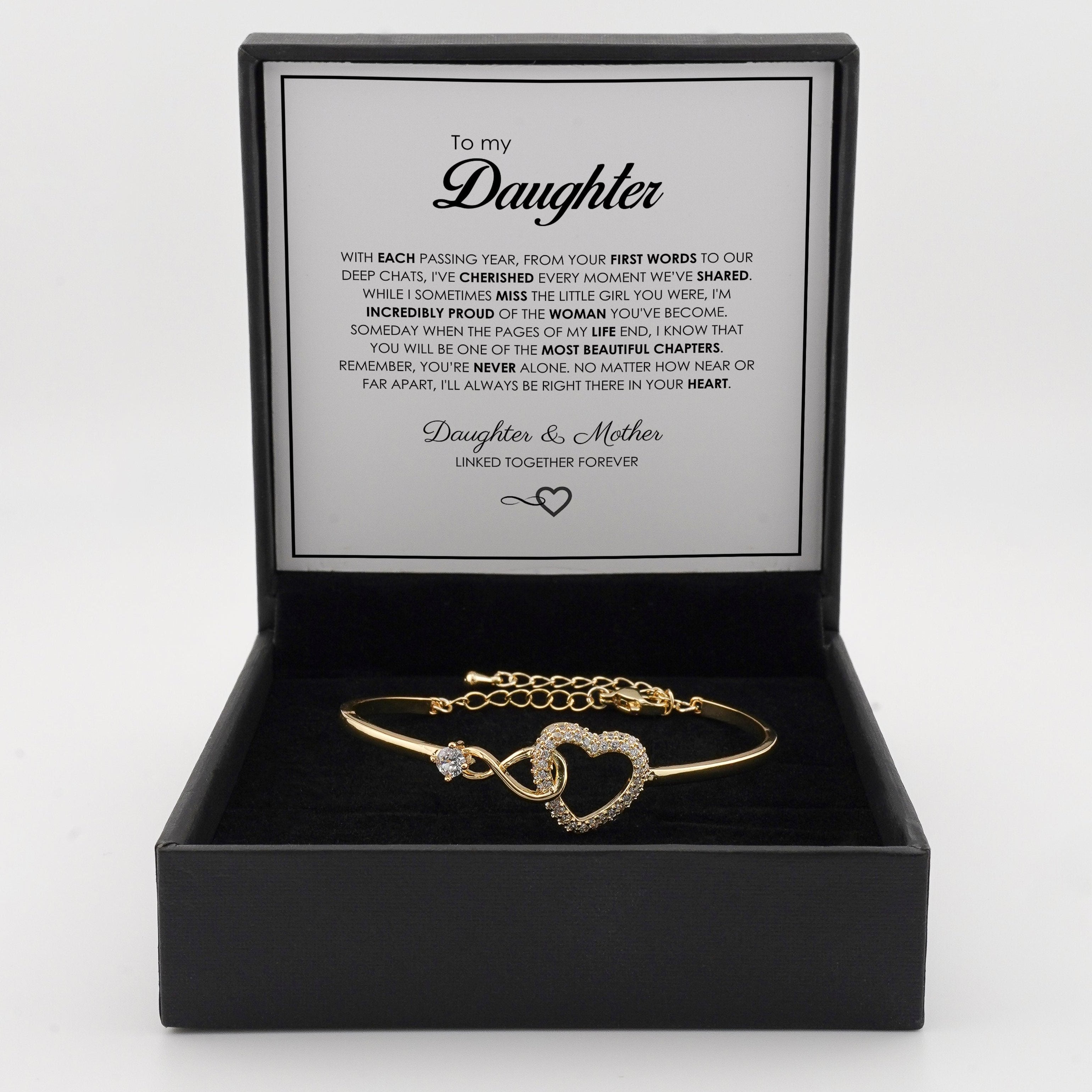 "To My Daughter" Forever Connected Bracelet
