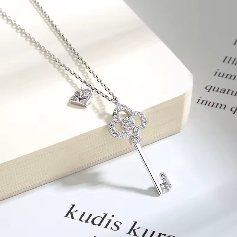 "You Hold The Key To My Heart" Necklace Gift Set