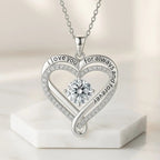 Forever & Always – Double Heart Necklace Liumiar.com. All rights reserved