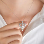 Forever & Always – Double Heart Necklace Liumiar.com. All rights reserved