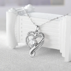 Forever & Always – Double Heart Necklace Liumiar.com. All rights reserved