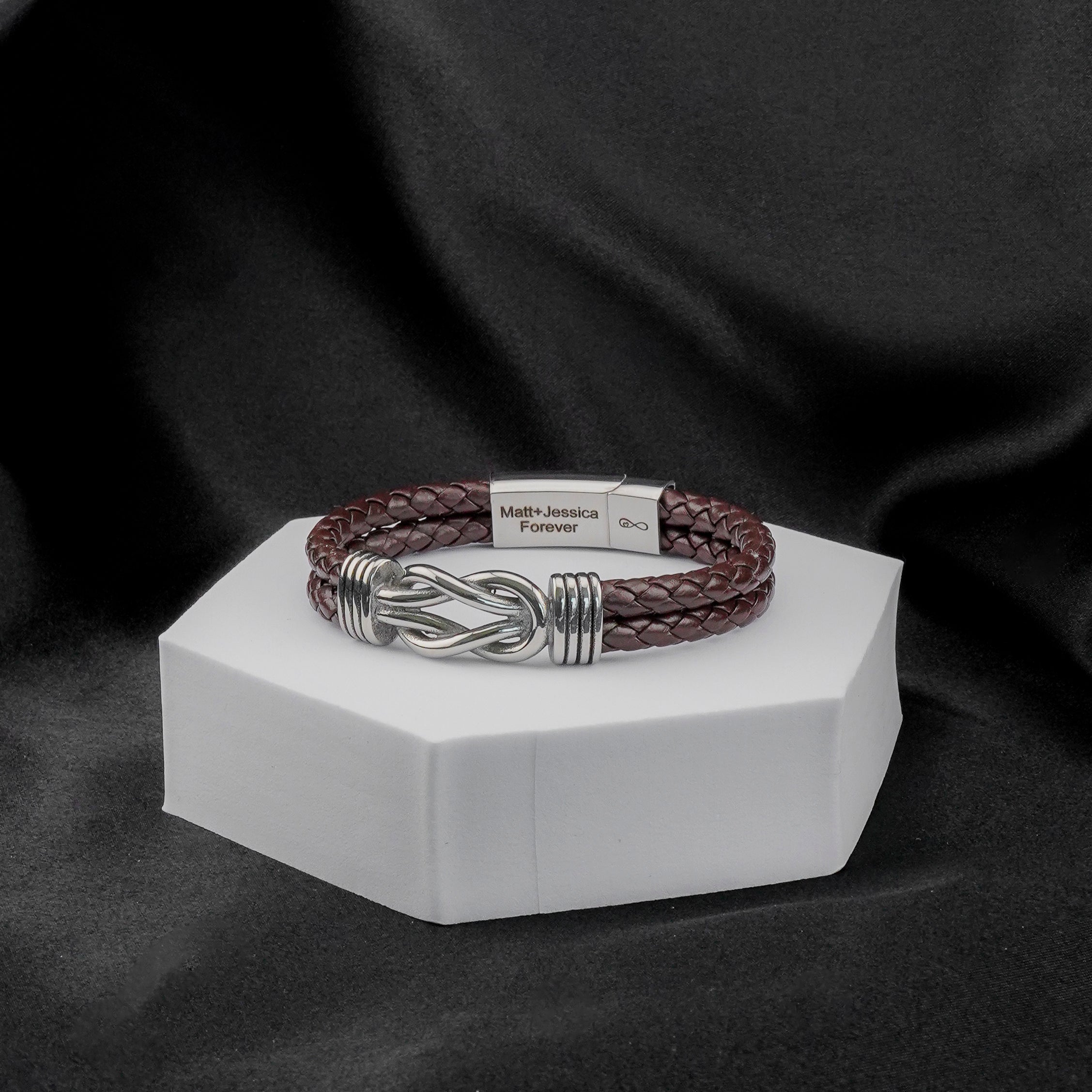 "To My Man" Forever Tied In Love Bracelet Set