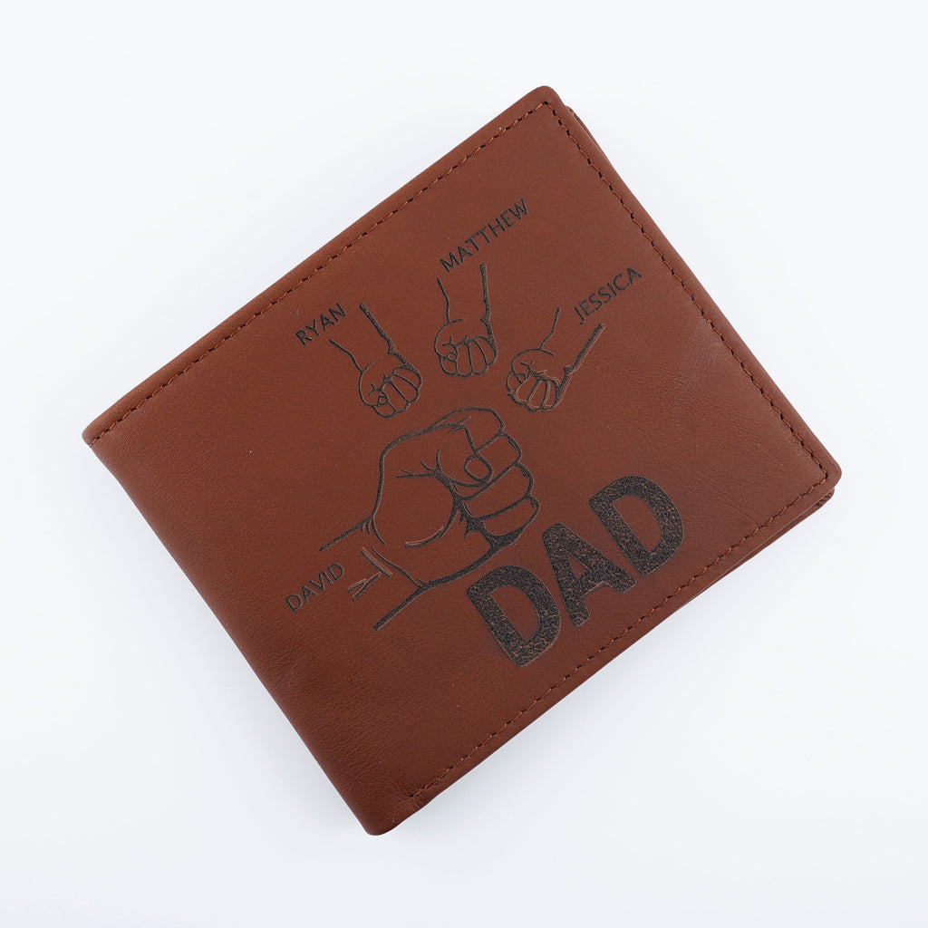 Fist Bump Wallet for Dad