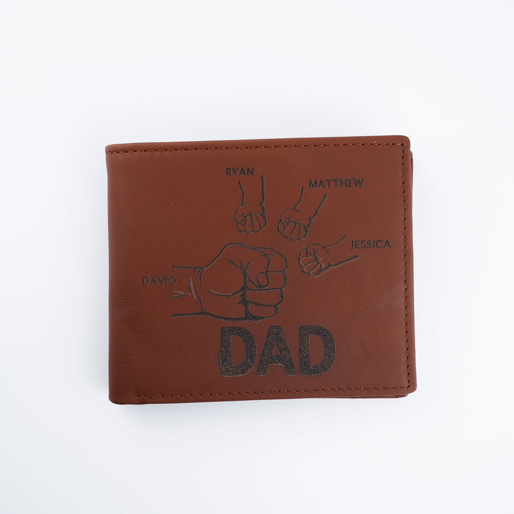 Fist Bump Wallet for Dad