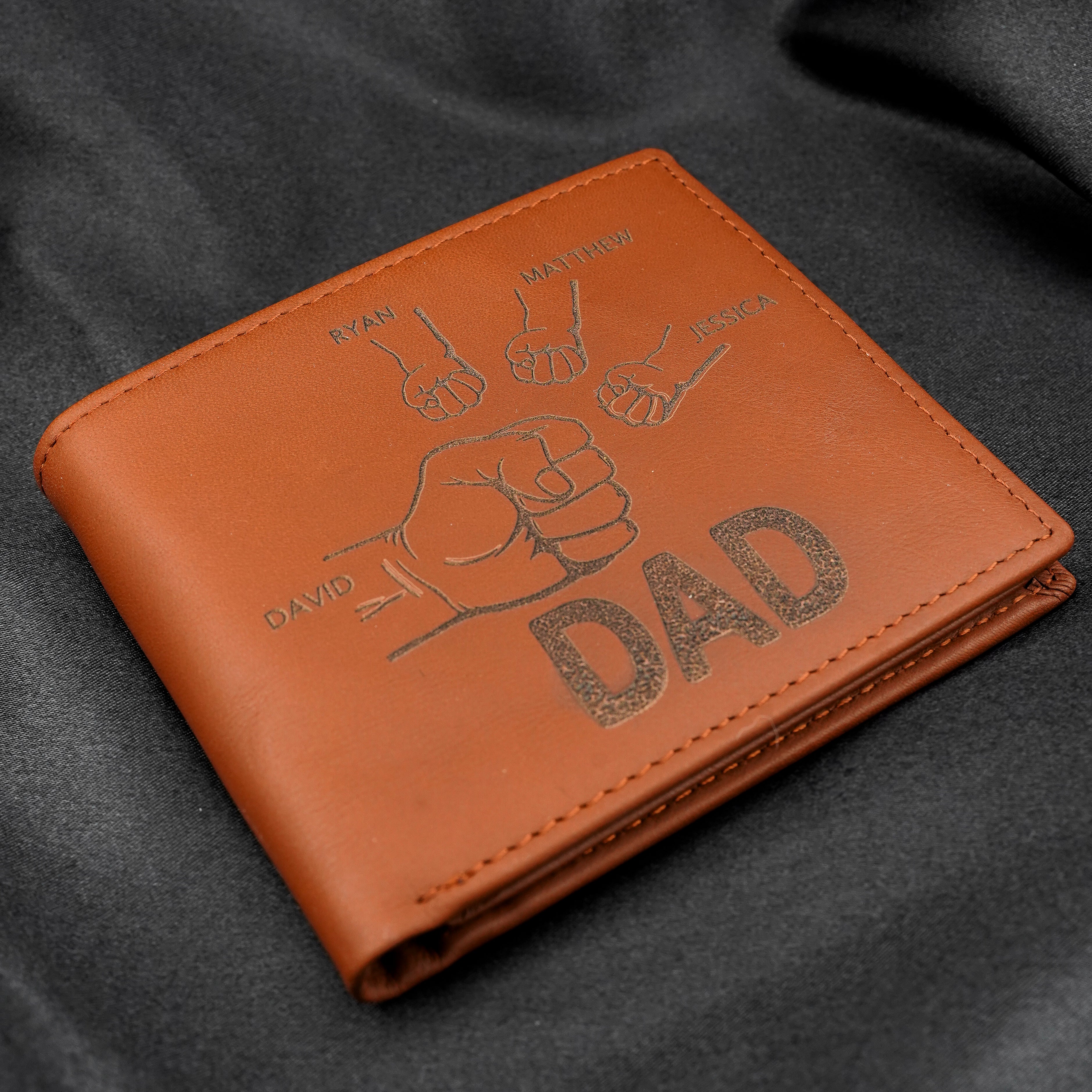 Fist Bump Wallet for Dad