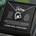 To My Mom - "Without You There Is No Me" 14K Forever Necklace