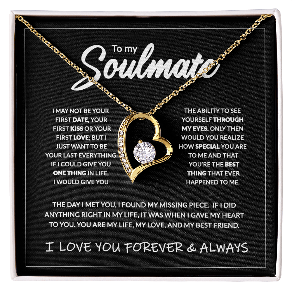 To My Soulmate - 14K Forever Necklace